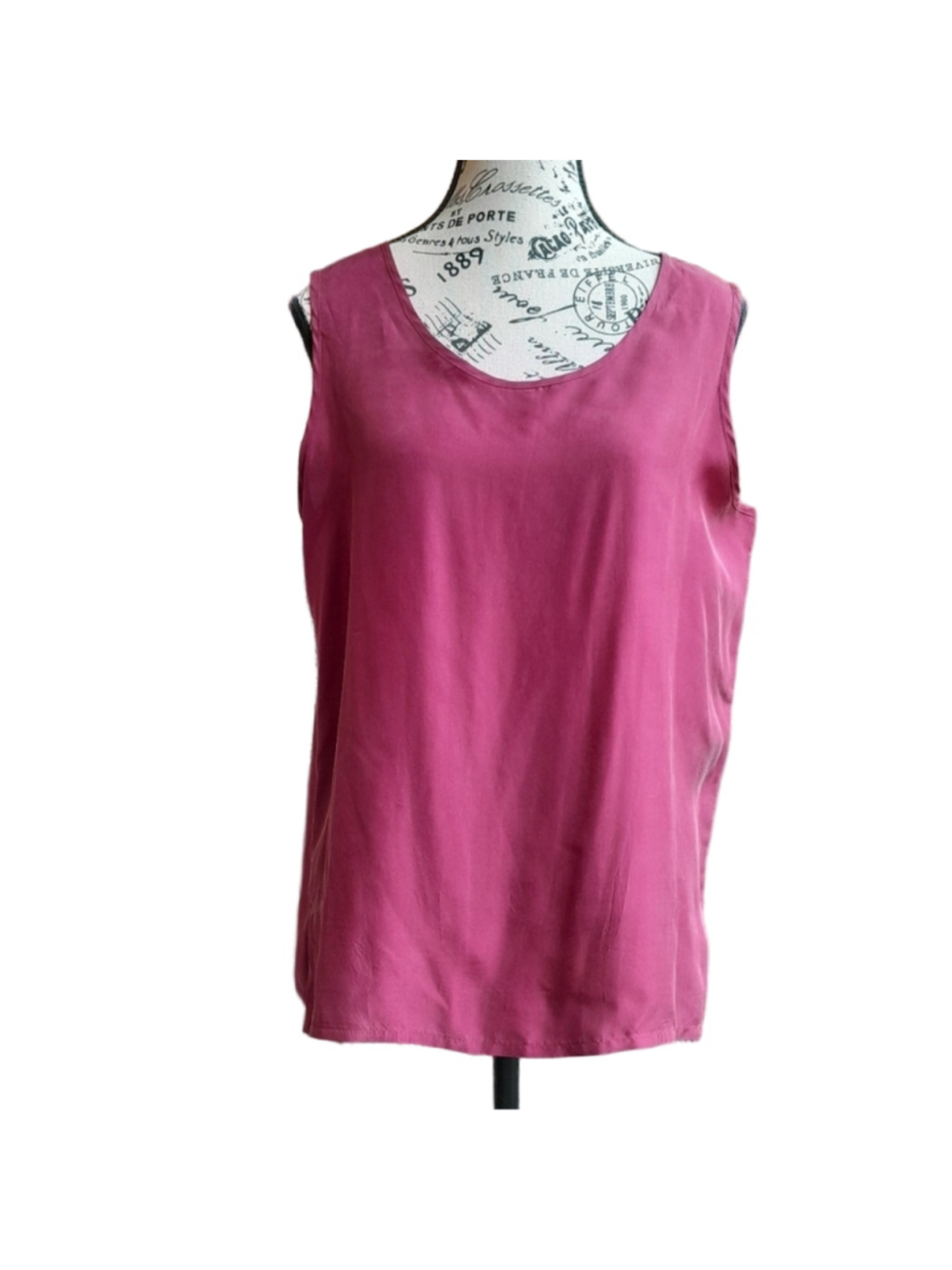 Daniel Hechter Deep Pink Sleeveless Top